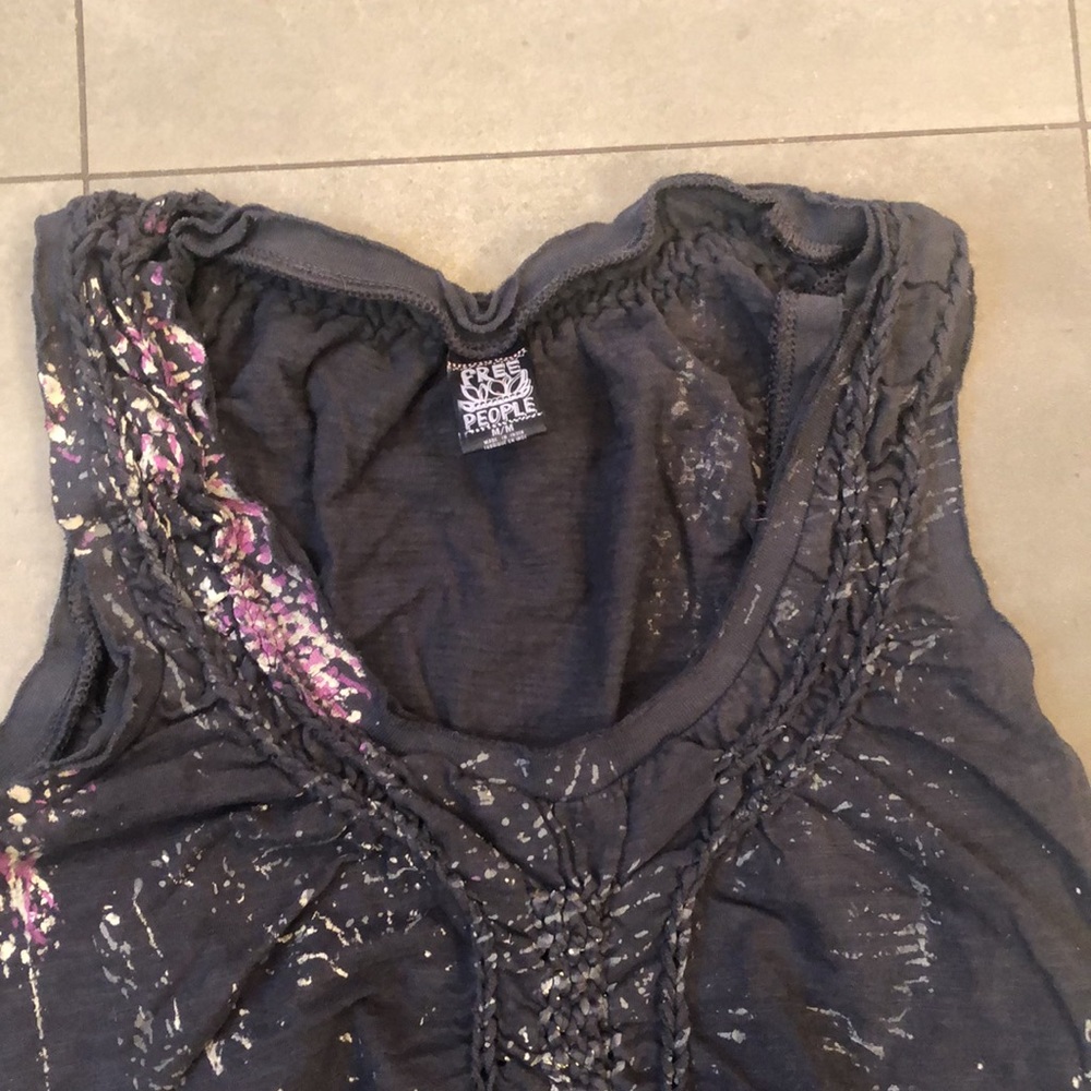 Free People Cotton Sleeves Top - Picture 4 of 9